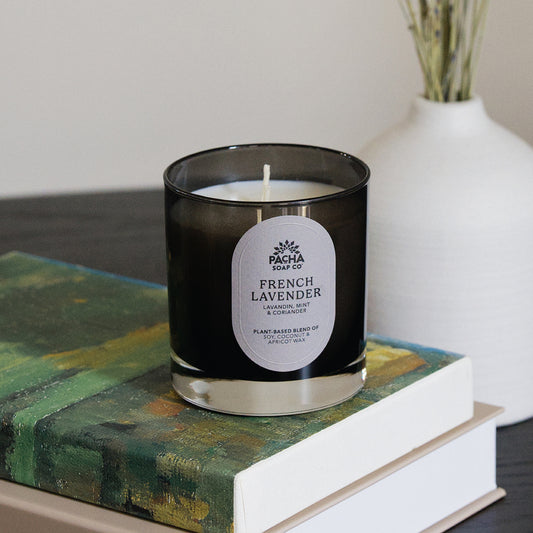 French Lavender Signature Candle, Slate Glass 7.5 oz