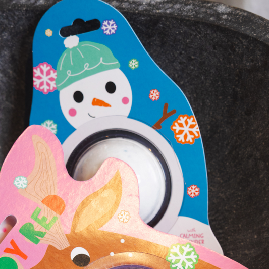 Frothy the Snowman Bath Bomb Card