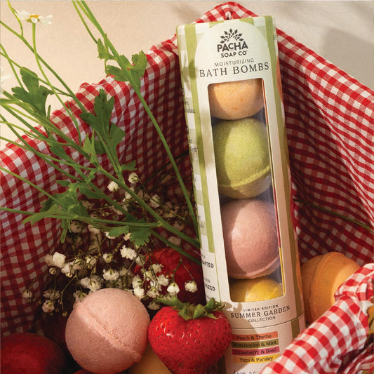 Summer Garden Bath Bomb Set