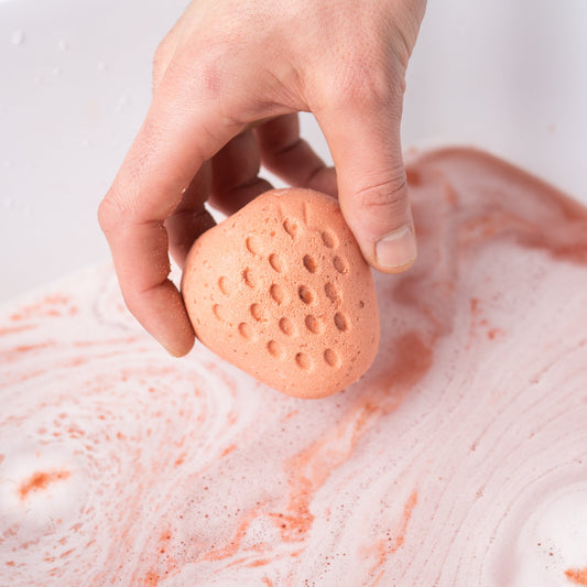 All Natural Strawberry Froth Bomb