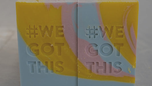 Image of Pacha Soap bar soap that says "#We Got This"