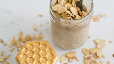 Real Ingredients: Sweet Honey Almond Overnight Oats