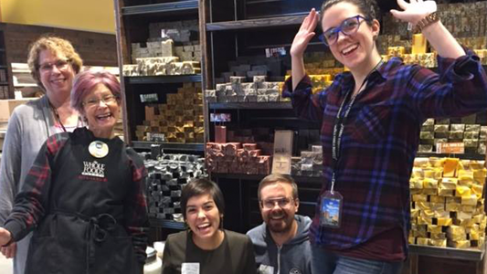 Image of Pacha Soap employees from Canada