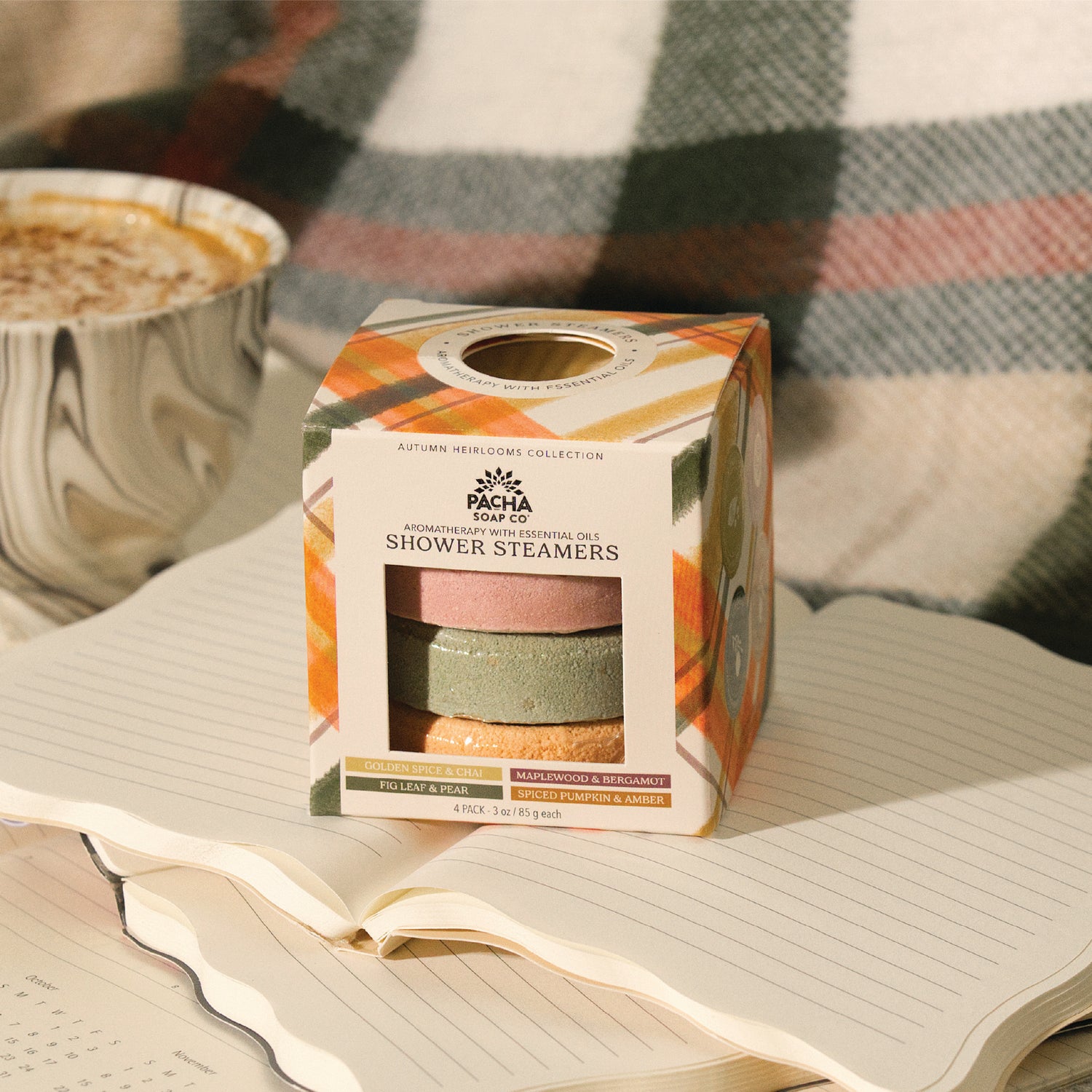 Autumn Heirlooms Collection Shower Steamer Set