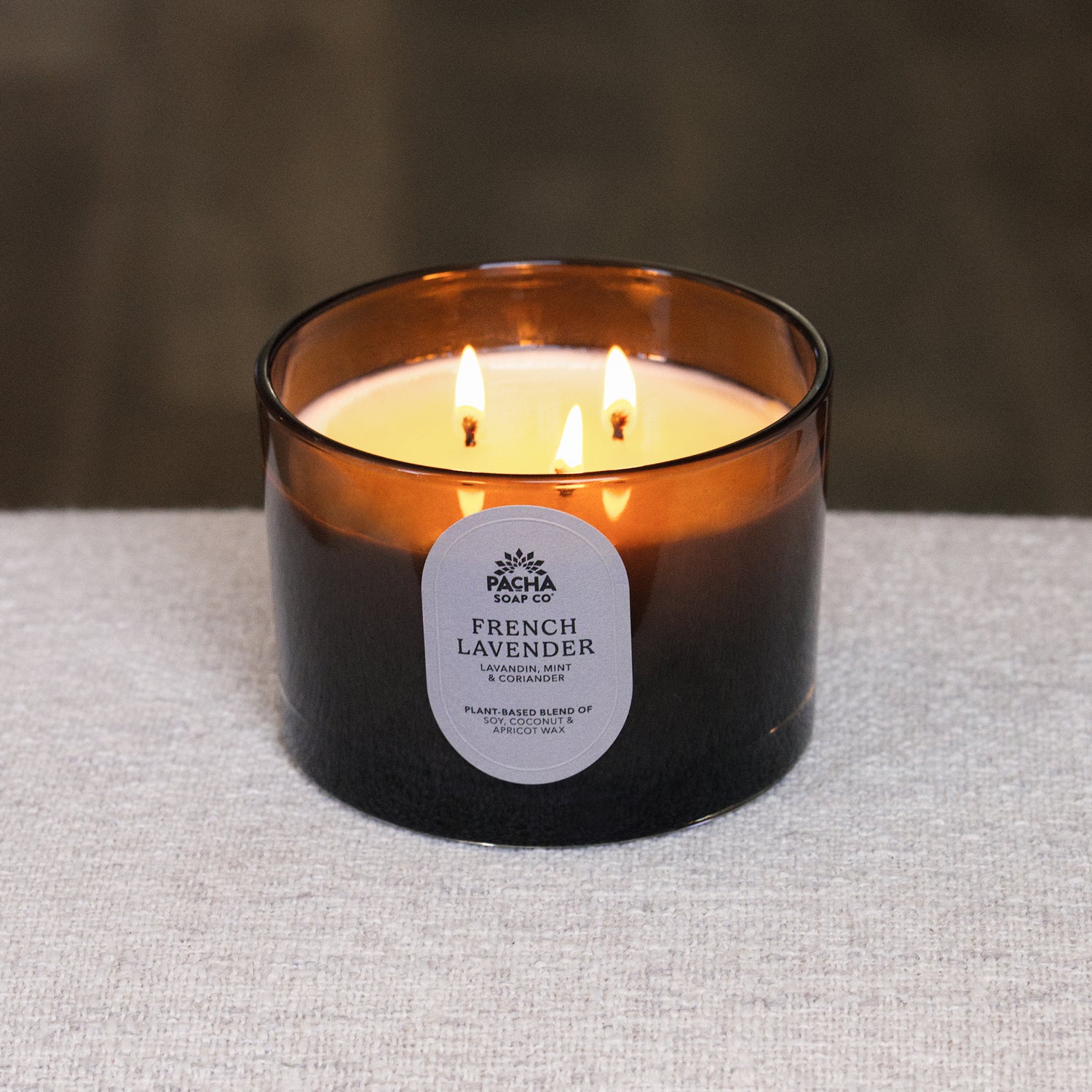 French Lavender Signature Candle, Slate Glass 15 oz
