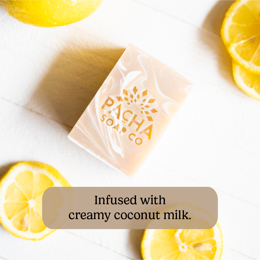 Pacha Coconut Lemon Bar Soap