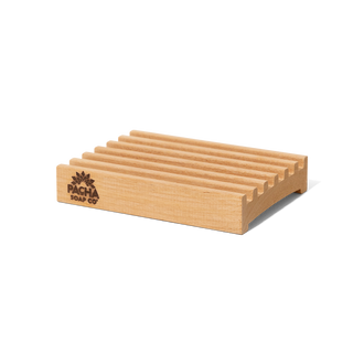 Natural Wood Bar Soap Dish