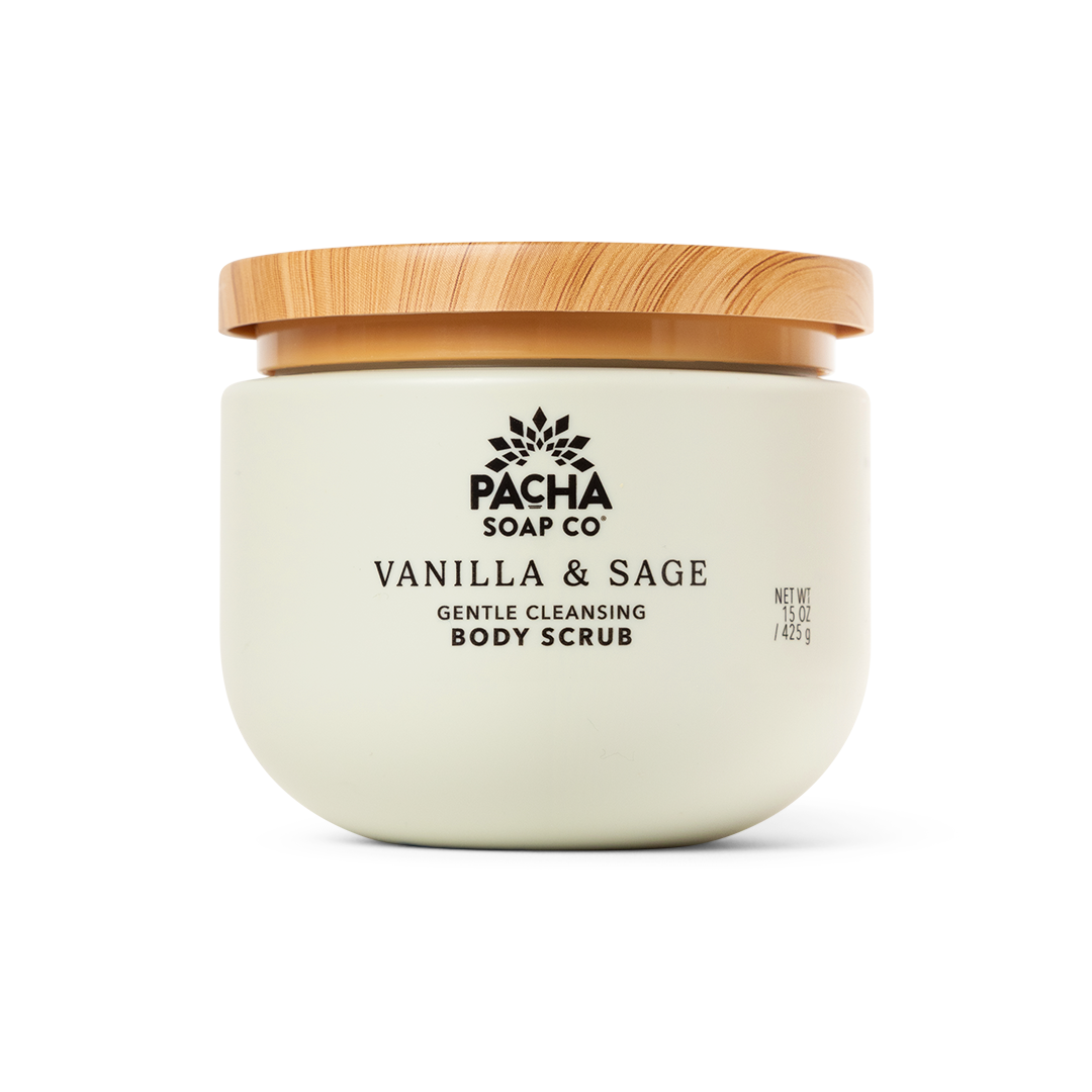 Vanilla & Sage Body Scrub - 15 oz