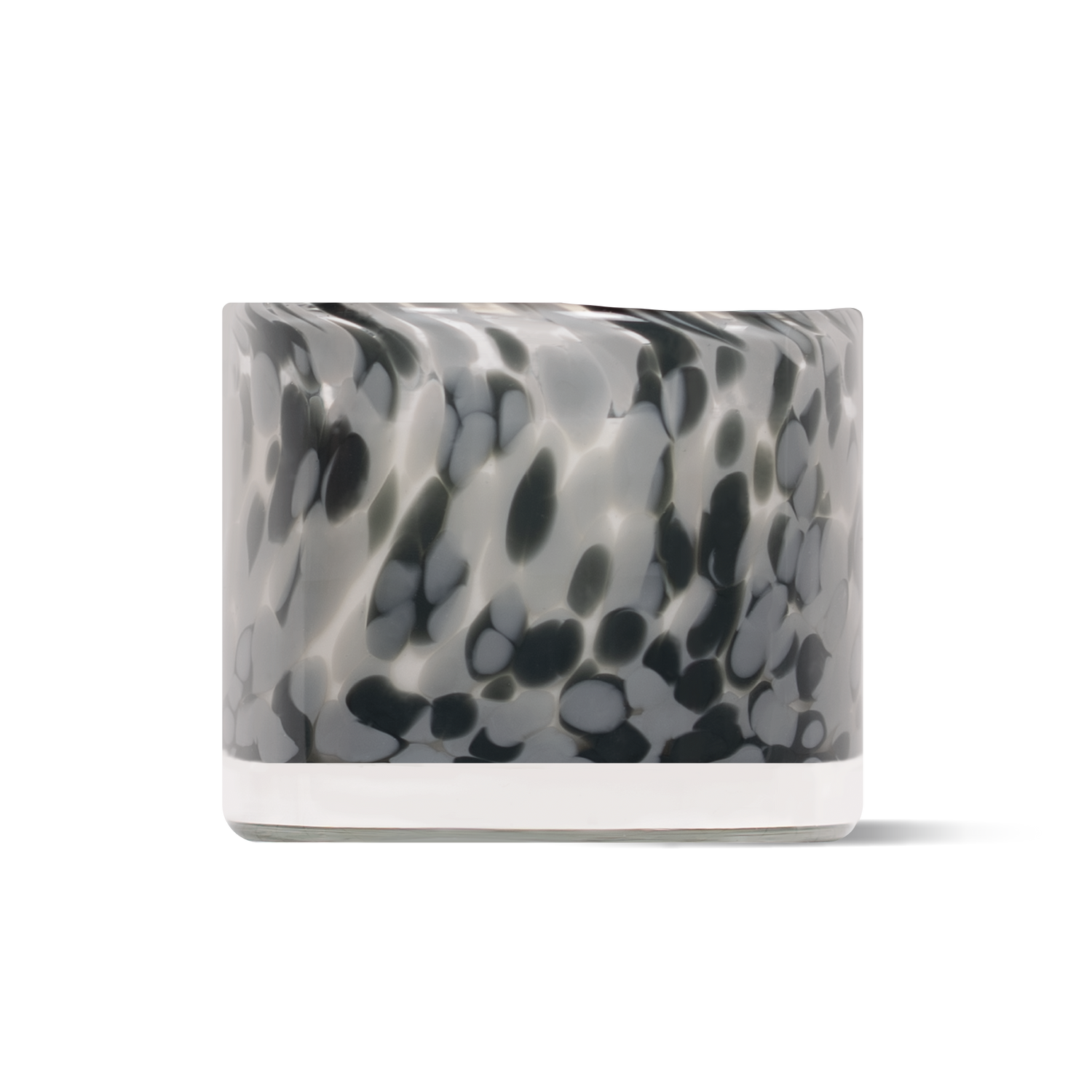 Vanilla Oat Milk & Chai Candle, Speckled Glass 10 oz
