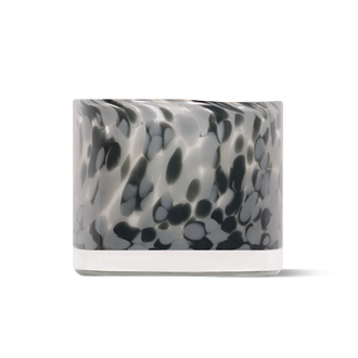 Vanilla Oat Milk & Chai Candle, Speckled Glass 10 oz