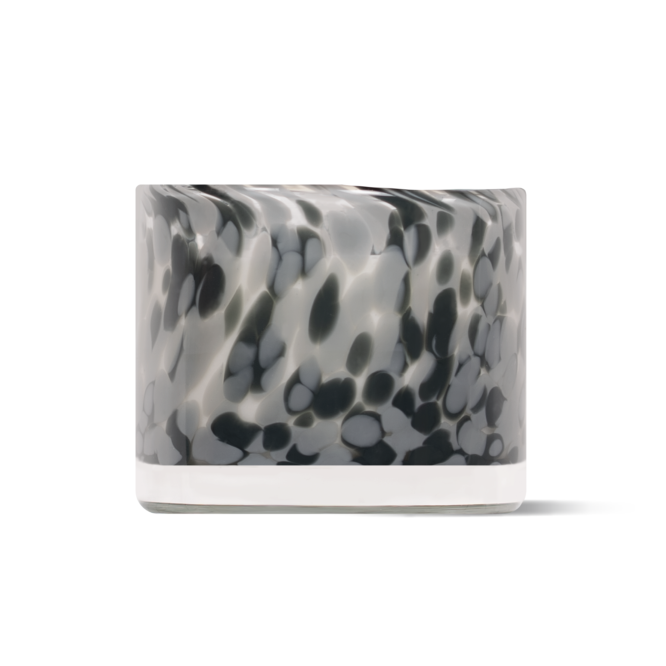 Vanilla Oat Milk & Chai Candle, Speckled Glass 10 oz