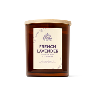 French Lavender Signature Candle, Amber Glass 7 oz