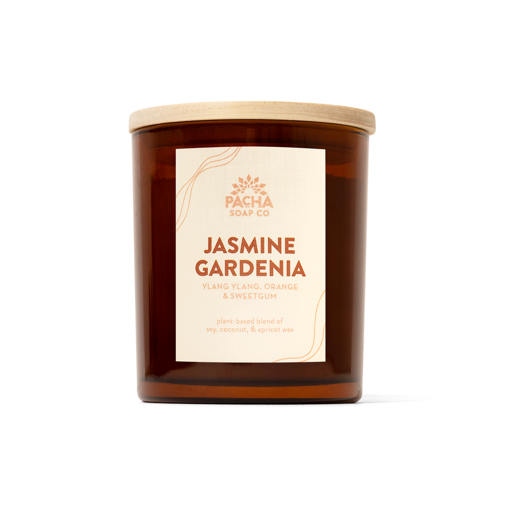 Jasmine Gardenia Candle | Pacha Soap Co.