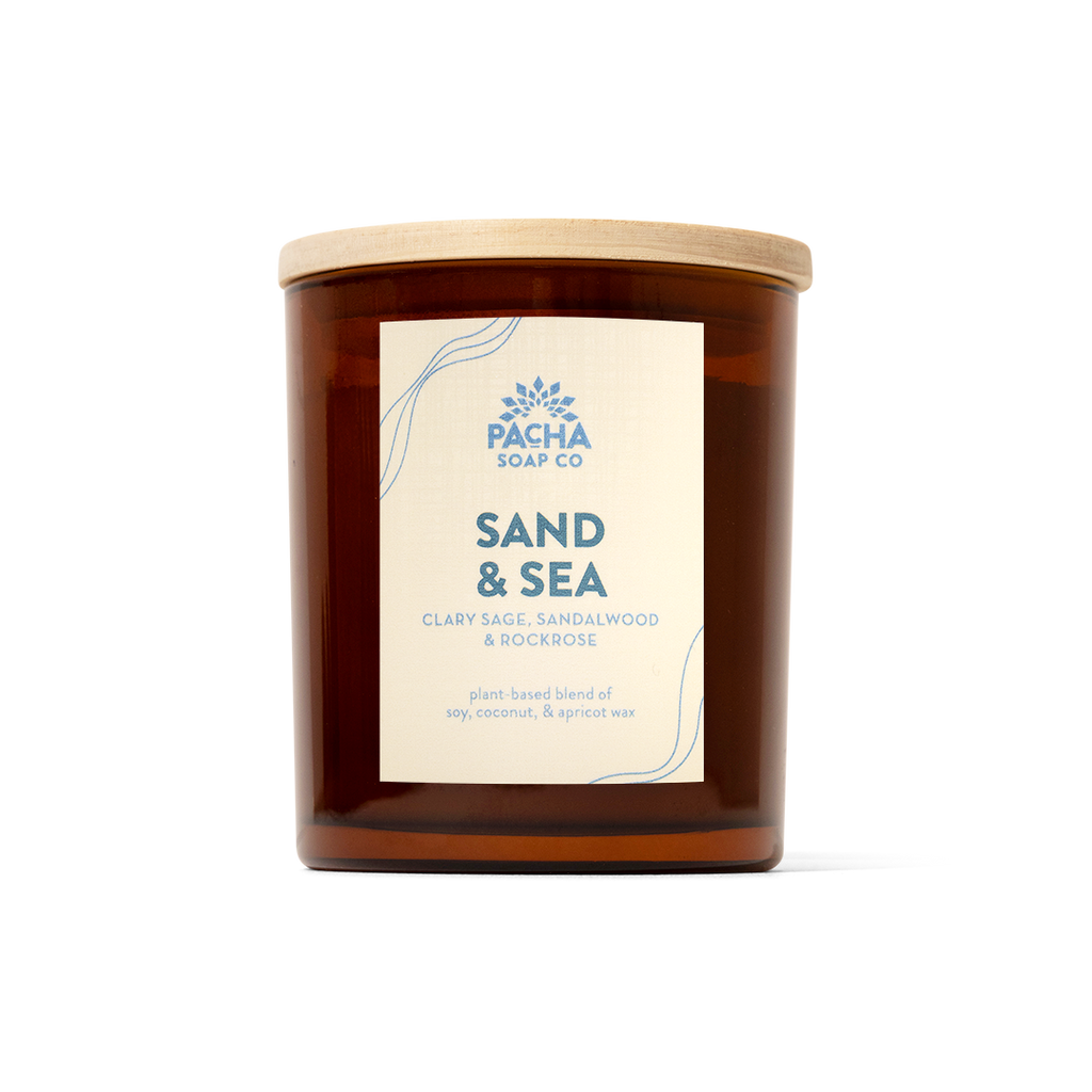 sea and sand candle coconut and palm Sand & Sea Candle