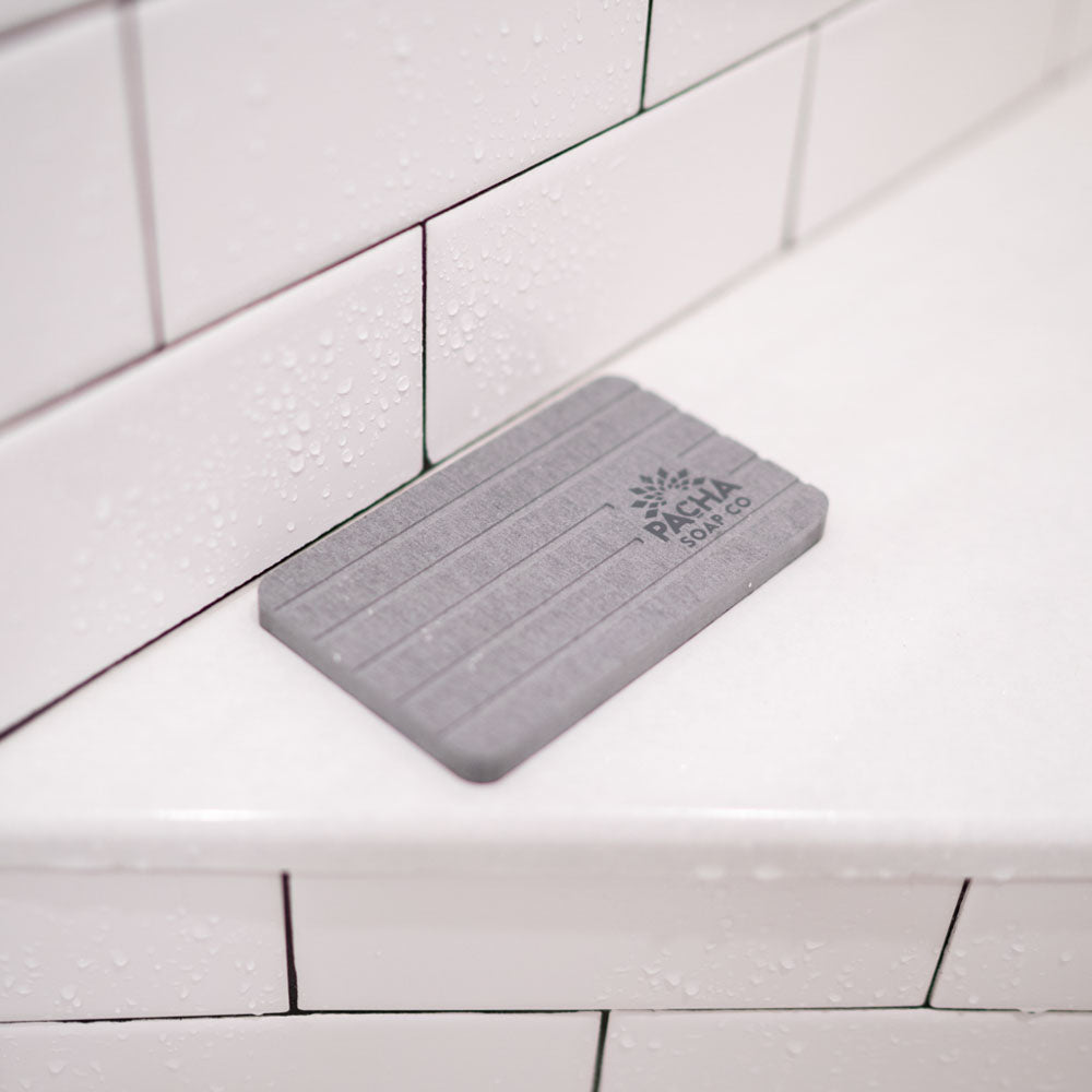 Fast-Drying Soap Dish, Diatomaceous Earth