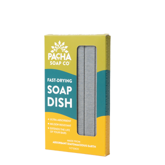 Fast-Drying Soap Dish, Diatomaceous Earth