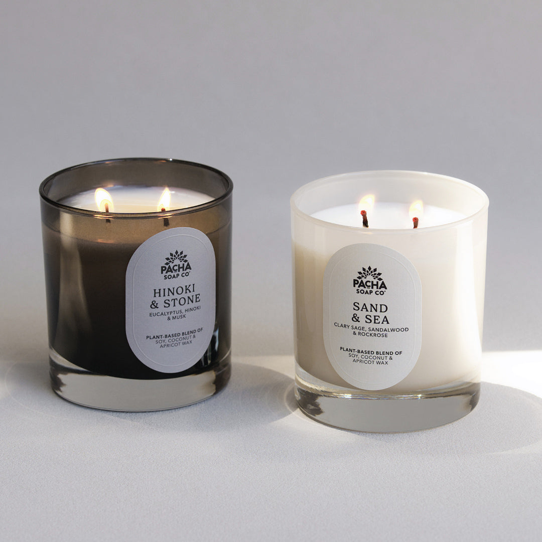 Sand & Sea Signature Candle, Cream Glass 7.5 oz