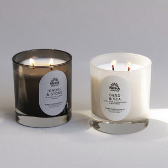 Sand & Sea Signature Candle, Cream Glass 7.5 oz