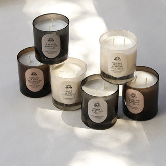 Heirloom & Herbs Signature Candle, Amber Glass 7.5 oz