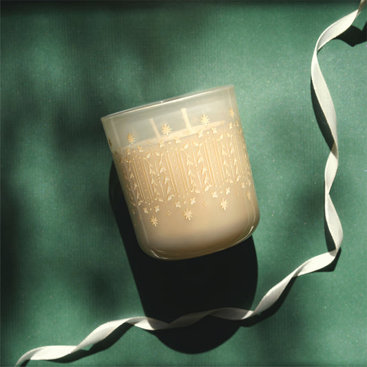 Chestnut & Vanilla Bean Candle, Heritage Glass 12 oz