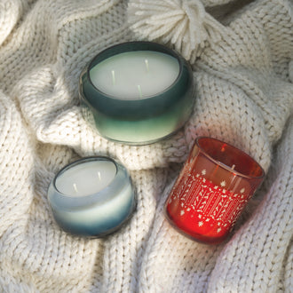 Balsam & Pine Candle, Large Pedestal Glass 20 oz