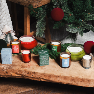 Snowberry Signature Candle, Amber Glass 7 oz