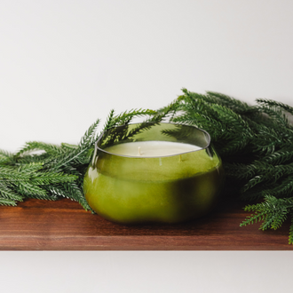 Balsam & Pine Candle, Organic Glass 20 oz