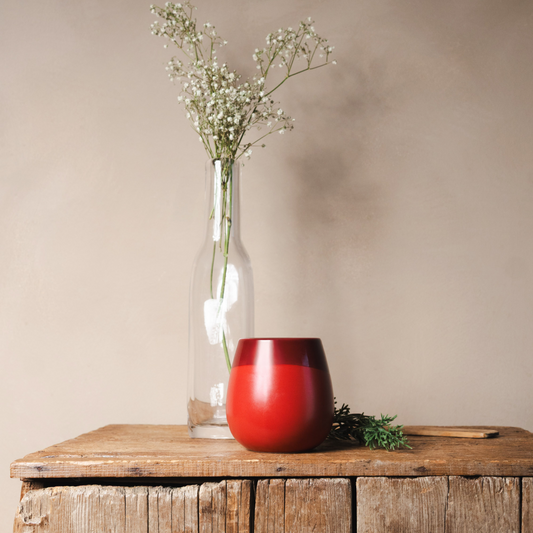 Rosewood Berry Holiday Candle, Ceramic 12 oz