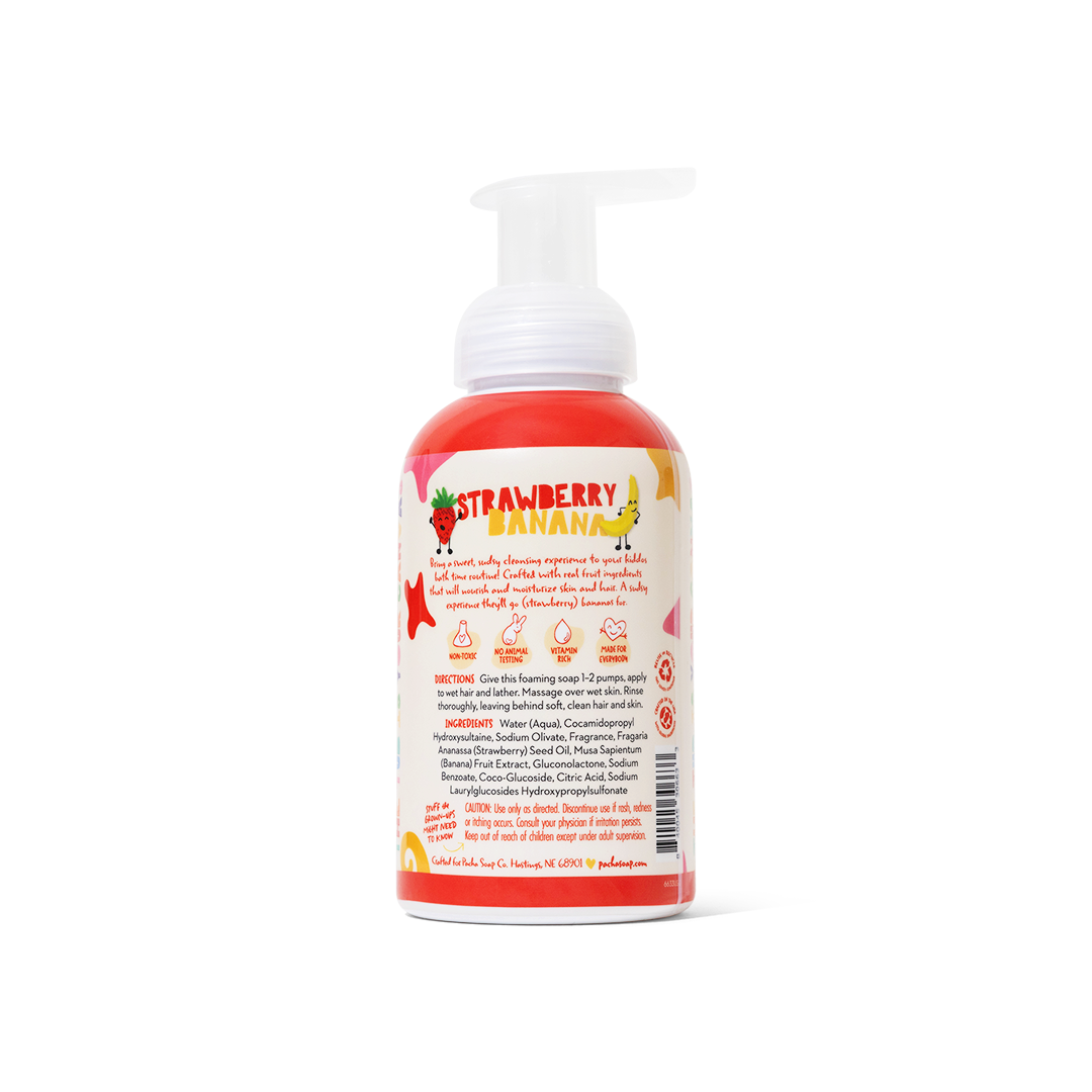 Strawberry Banana 2-in-1 Foaming Shampoo & Body Wash
