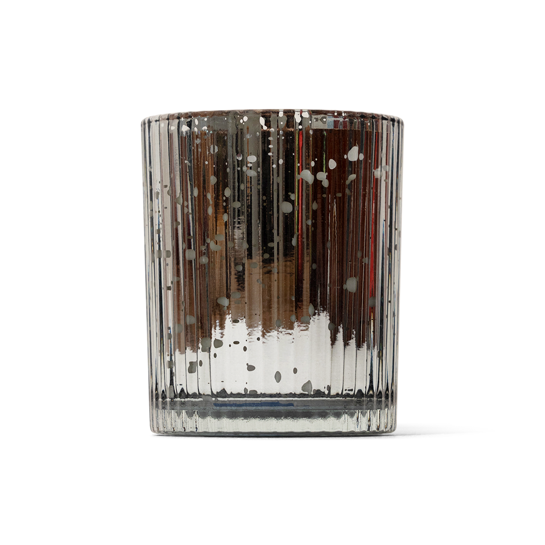 Morning Frost Holiday Candle, Glass Votive 4 oz