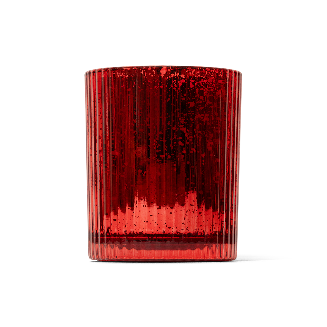 Orange & Yuletide Spice Holiday Candle, Glass Votive 4 oz