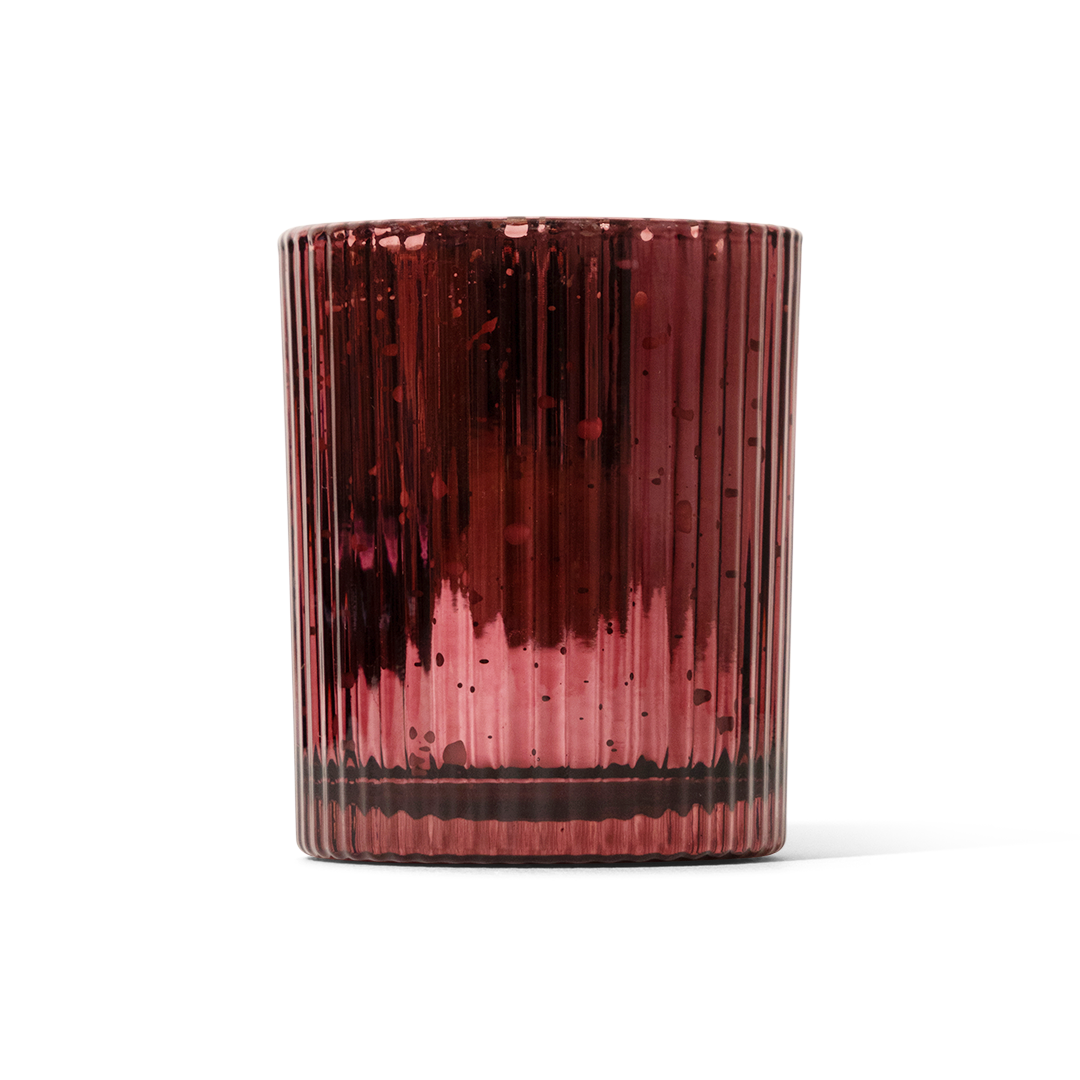 Plum Cognac Candle, Glass Votive 4 oz