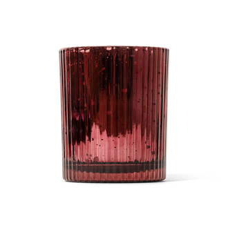 Plum Cognac Candle, Glass Votive 4 oz
