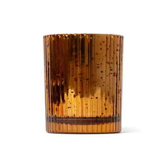 Pumpkin Amber Candle, Glass Votive 4 oz