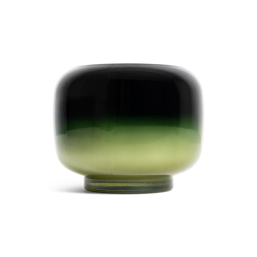 Mahogany Moss Candle, Ombré Glass 12 oz