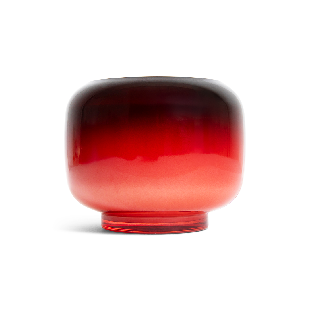 Orange & Yuletide Spice Holiday Candle, Ombré Glass 12 oz