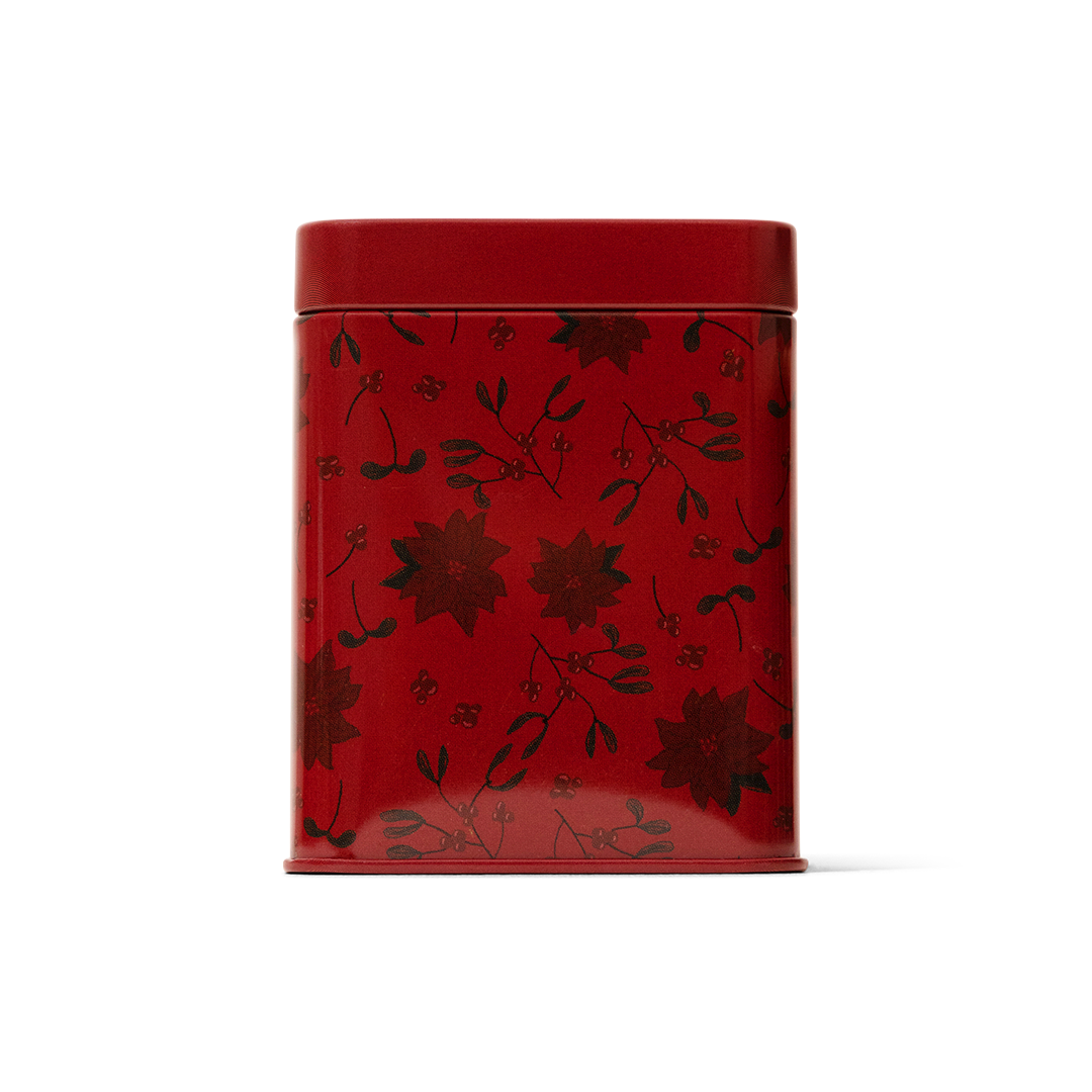 Orange & Yuletide Spice Holiday Candle, Square Tin 8 oz