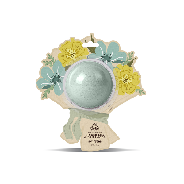 Ginger Lily & Driftwood Bath Bomb