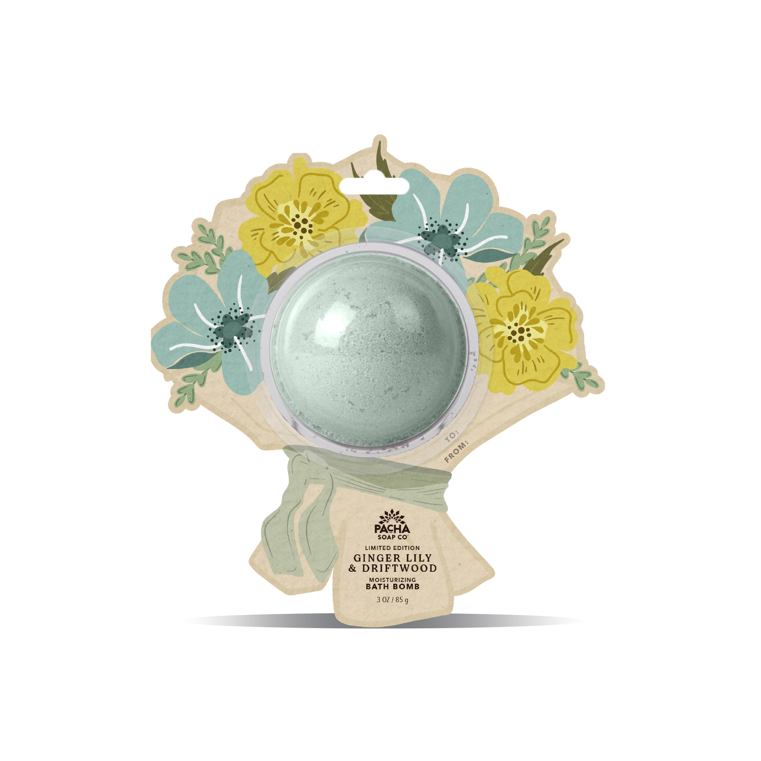 Ginger Lily & Driftwood Bath Bomb