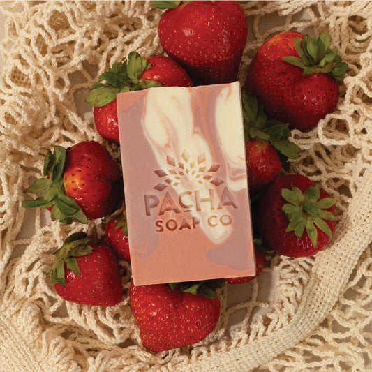 Strawberry & Basil Bar Soap