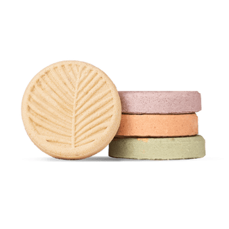 Pacha Soap's Holiday Heritage Shower Steamers out of package.