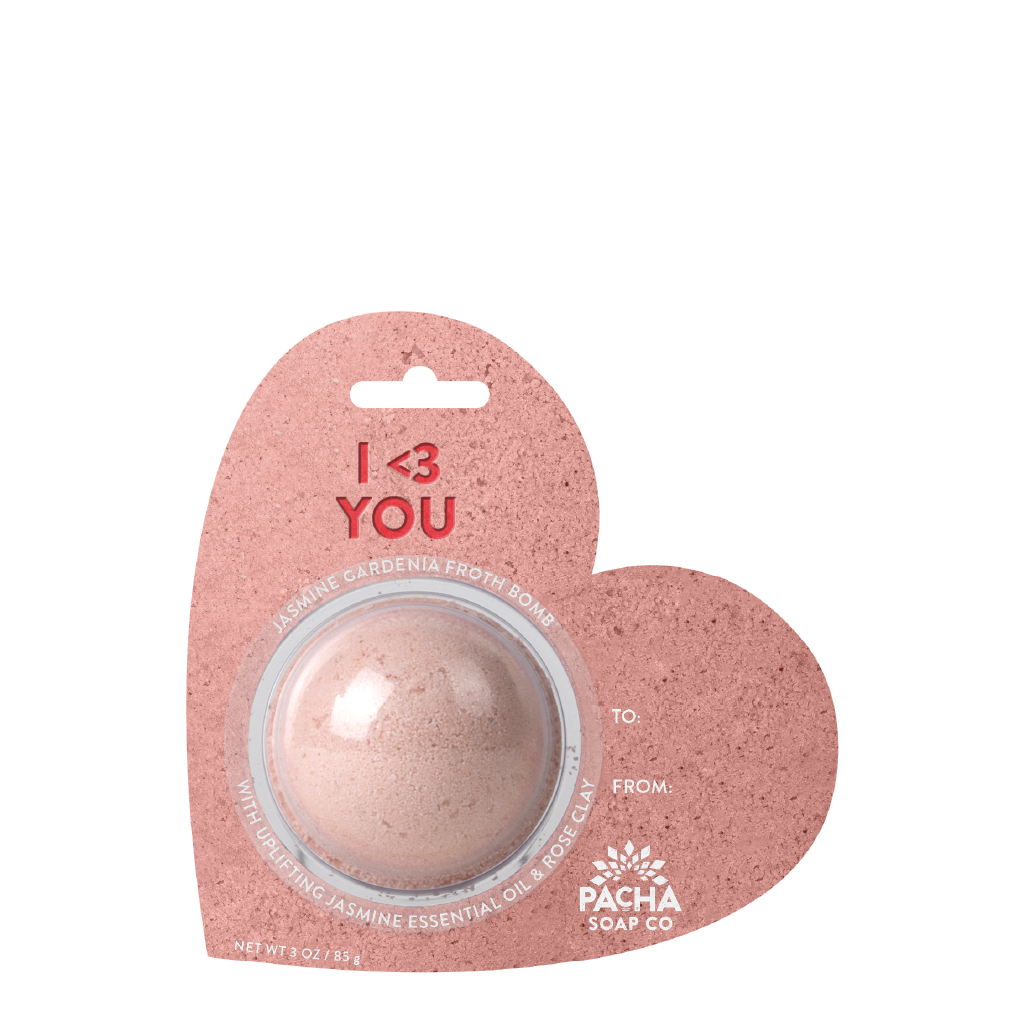 I <3 YOU Bath Bomb Card