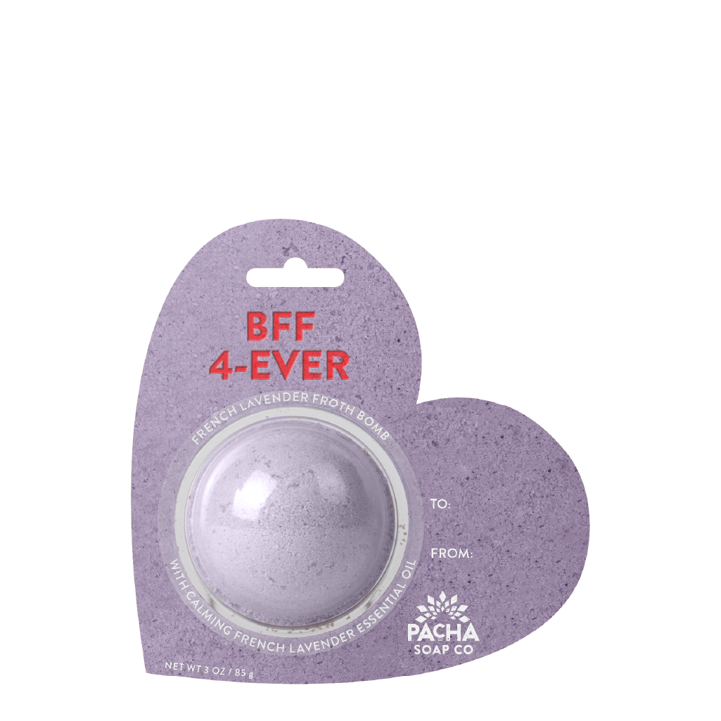 BFF 4-EVER Bath Bomb Card