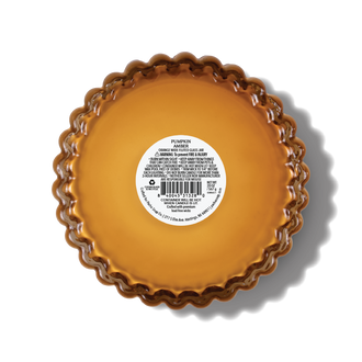 Pumpkin Amber Candle, Wide Fluted Glass 20 oz