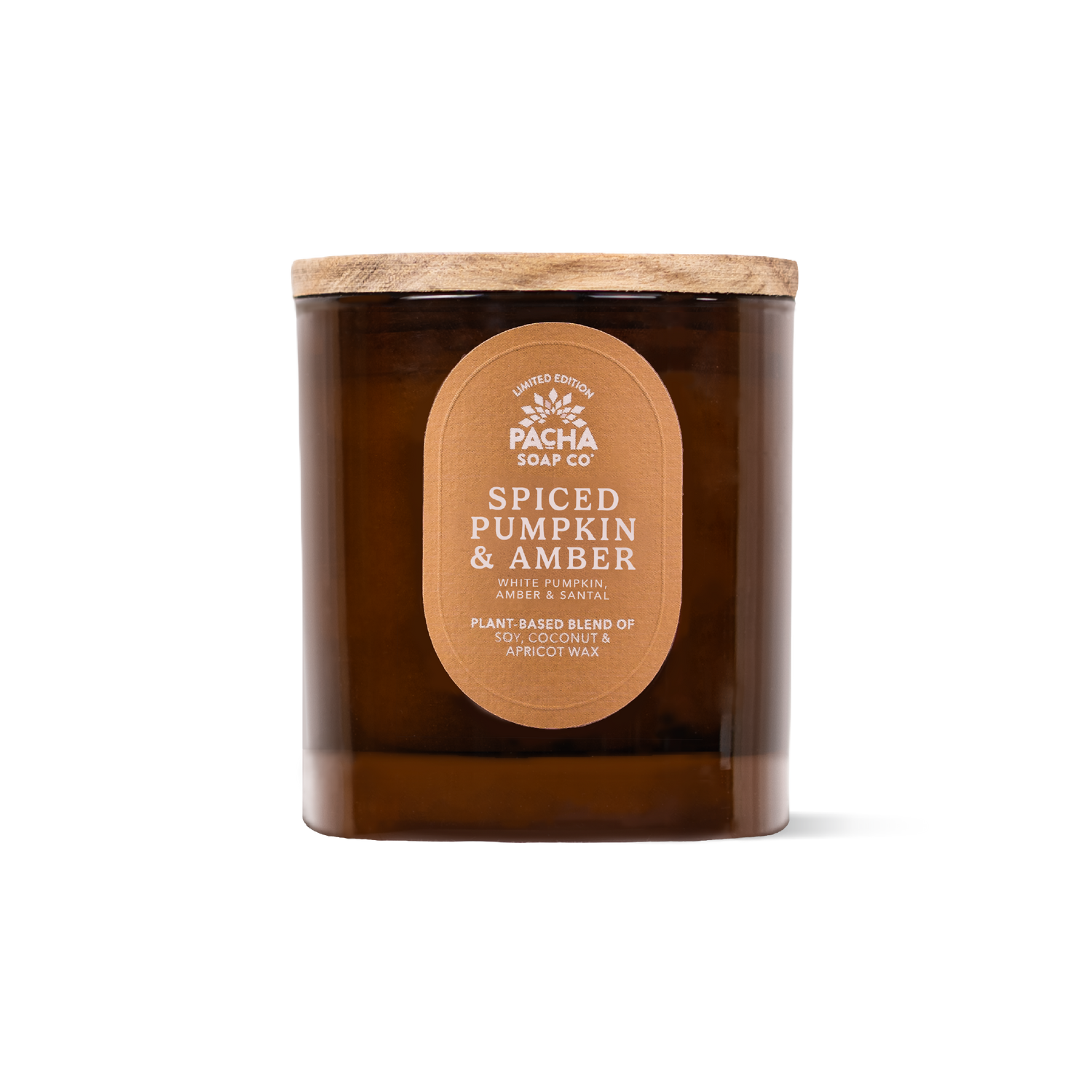 Spiced Pumpkin & Amber Signature Candle, Amber Glass 7.5 oz