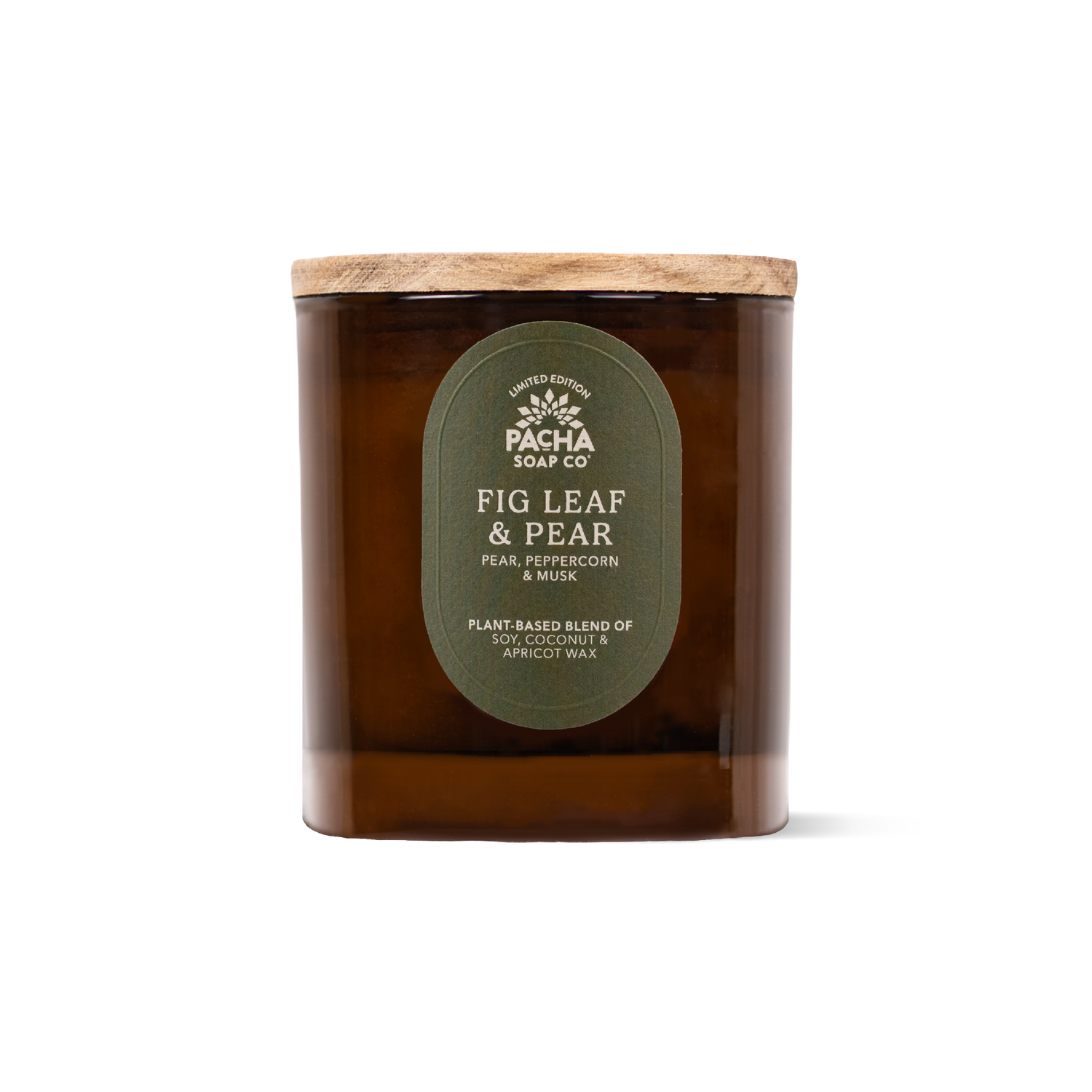 Fig Leaf & Pear Signature Candle, Amber Glass 7.5 oz