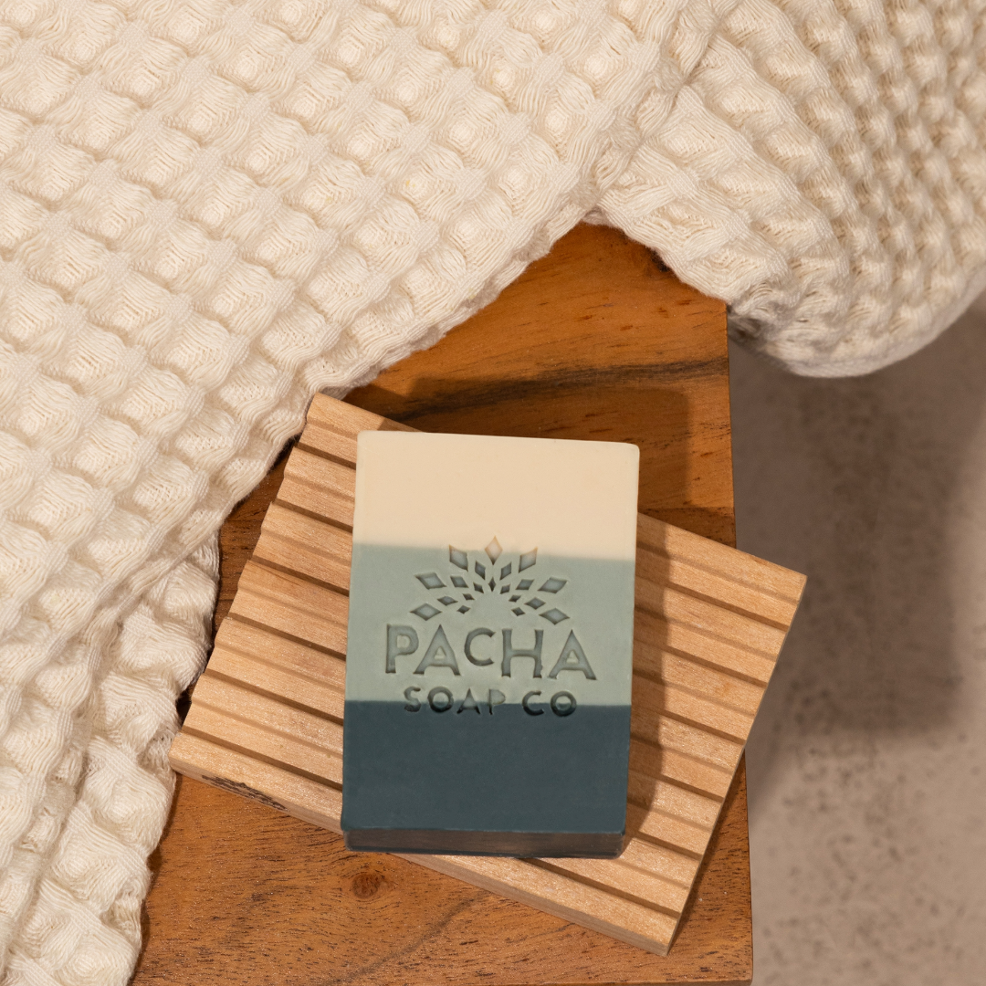 Natural Wood Bar Soap Dish