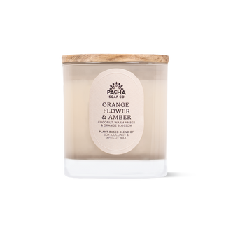 Orange Flower & Amber Signature Candle, Cream Glass 7.5 oz