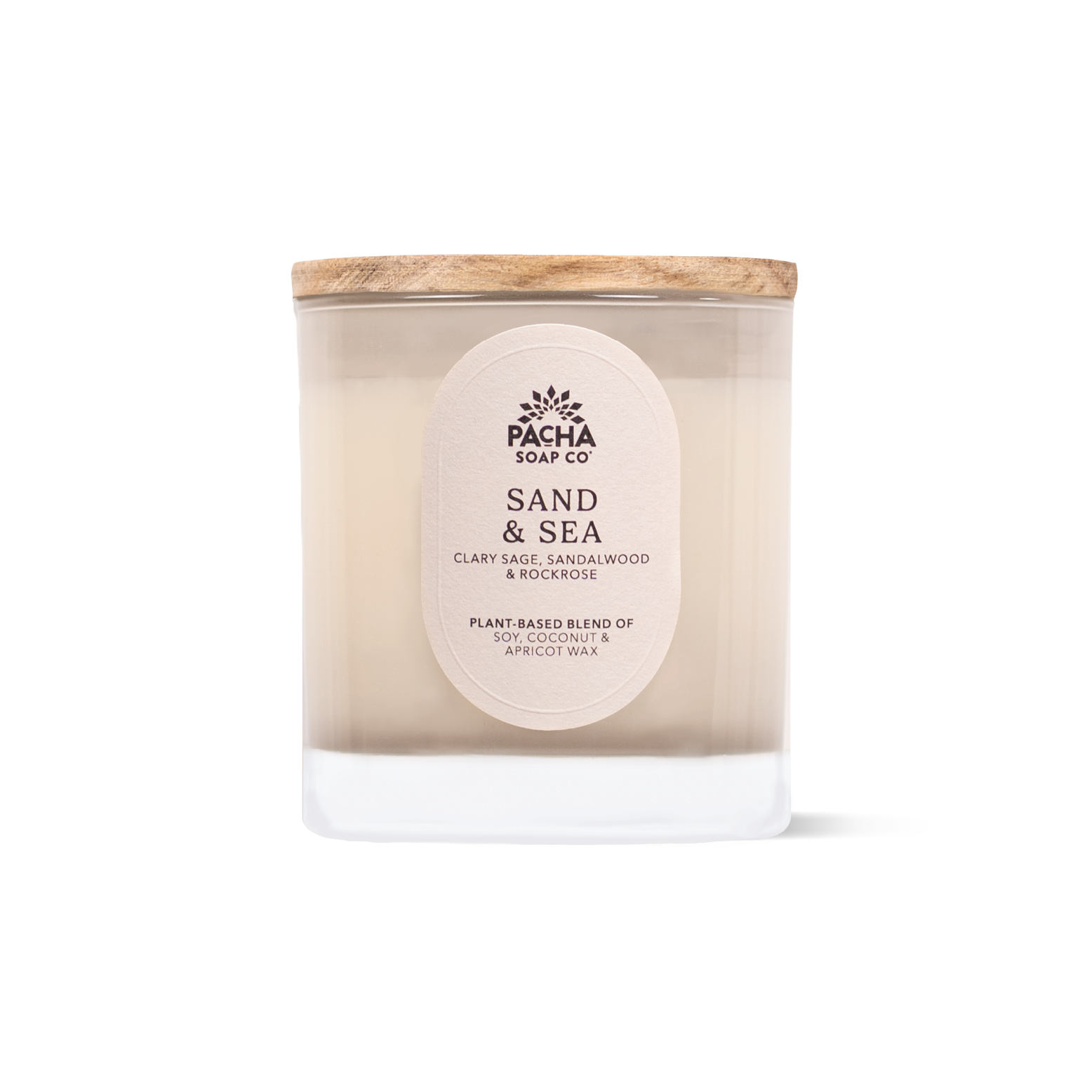 Sand & Sea Signature Candle, Cream Glass 7.5 oz