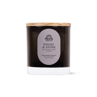 Hinoki & Stone Signature Candle, Slate Glass 7.5 oz